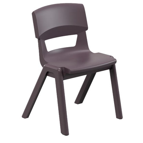 Postura+ One Piece Chair (Ages 4-5)-Classroom Chairs, Seating, Wellbeing Furniture-Purple Haze-Learning SPACE