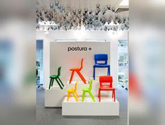 Postura+ One Piece Chair (Ages 6-7)-Chairs-Classroom Chairs,KI Europe,Seating,Wellbeing Furniture-Learning SPACE