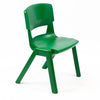 Postura+ One Piece Chair (Ages 6-7)-Chairs-Classroom Chairs, Seating, Wellbeing Furniture-Forest Green-Learning SPACE