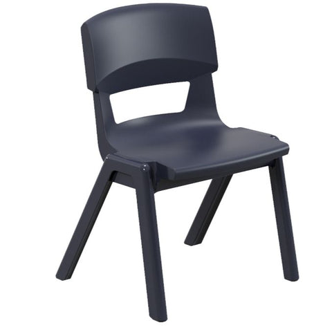 Postura+ One Piece Chair (Ages 6-7)-Chairs-Classroom Chairs, Seating, Wellbeing Furniture-Nordic Blue-Learning SPACE