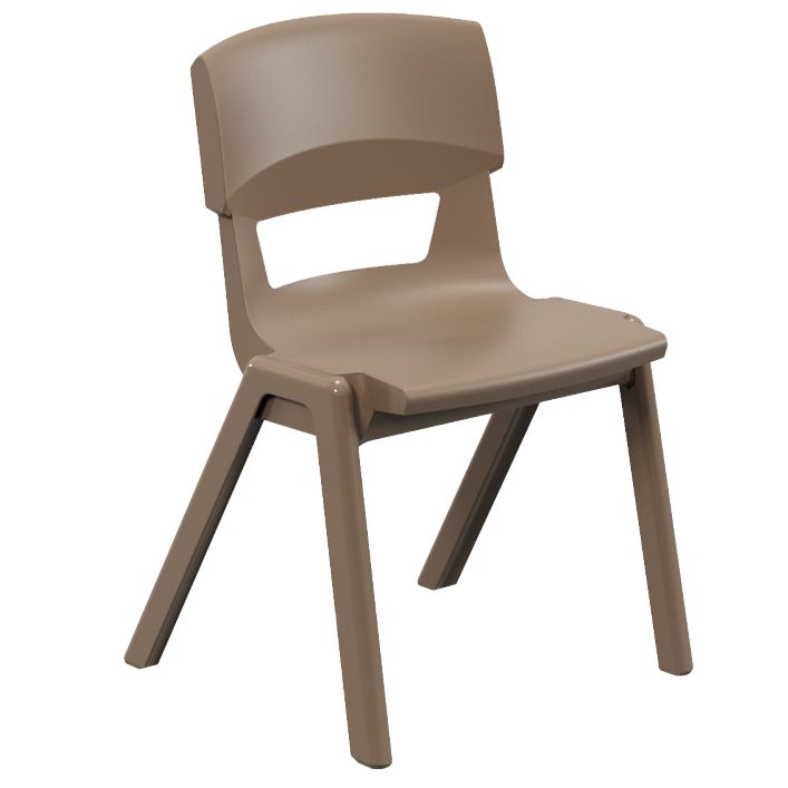 Postura+ One Piece Chair (Ages 8-10), Misty Brown Learning SPACE