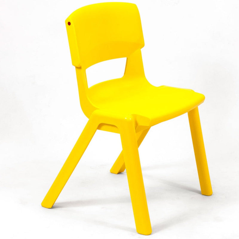 Postura+ One Piece Chair (Ages 8-10), Sun Yellow Learning SPACE