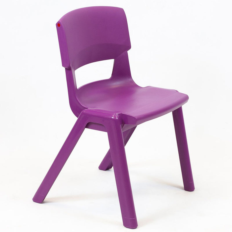 Postura+ One Piece Chair (Ages 8-10), Grape Crush Learning SPACE
