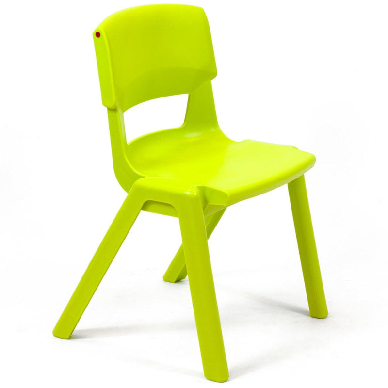 Postura+ One Piece Chair (Ages 8-10), Lime Zest Learning SPACE