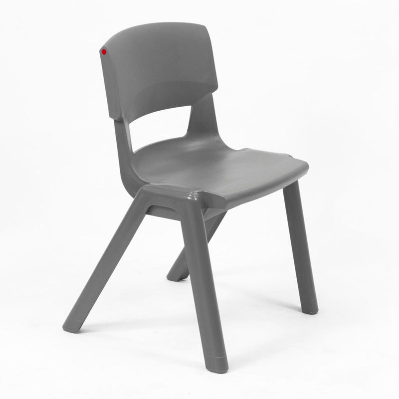 Postura+ One Piece Chair (Ages 8-10), Iron Grey Learning SPACE