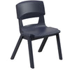 Postura+ One Piece Chair (Ages 8-10)-Classroom Chairs, Seating, Wellbeing Furniture-Nordic Blue-Learning SPACE