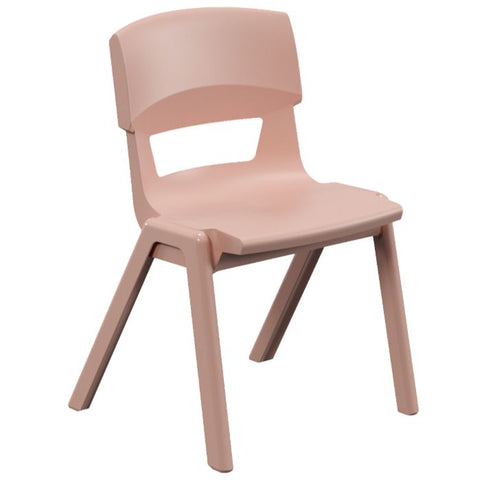 Postura+ One Piece Chair (Ages 8-10)-Classroom Chairs, Seating, Wellbeing Furniture-Rose-Learning SPACE