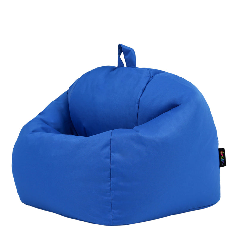 Primary Size Bean Bag Chair - With Back Support, Blue Learning SPACE
