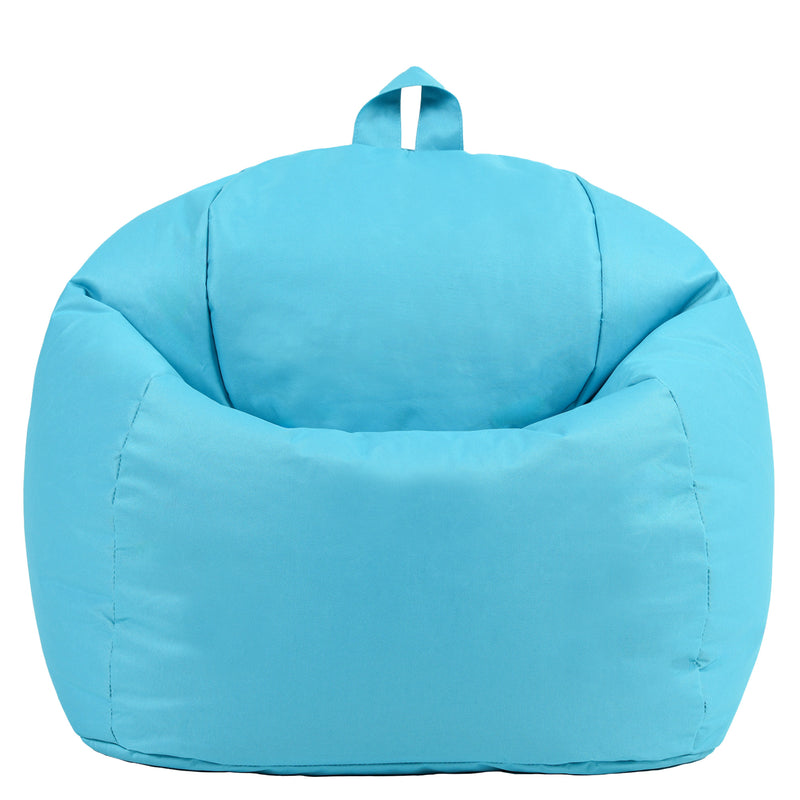 Primary Size Bean Bag Chair - With Back Support, Aqua Learning SPACE