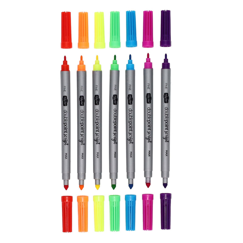 ProScribe Double-Sided Thick/Thin Markers – Pack of 12, Learning SPACE