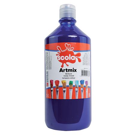 SCOLA Readymix Washable Liquid Poster Paint 1L