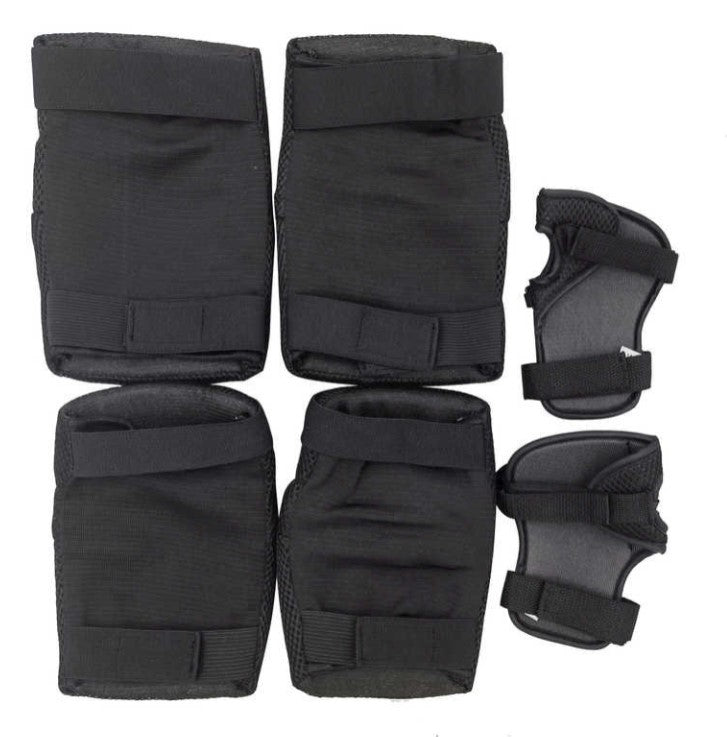 Protective Pad Set Knee, Wrist and Elbows - For Scooters and Skateboards, Learning SPACE