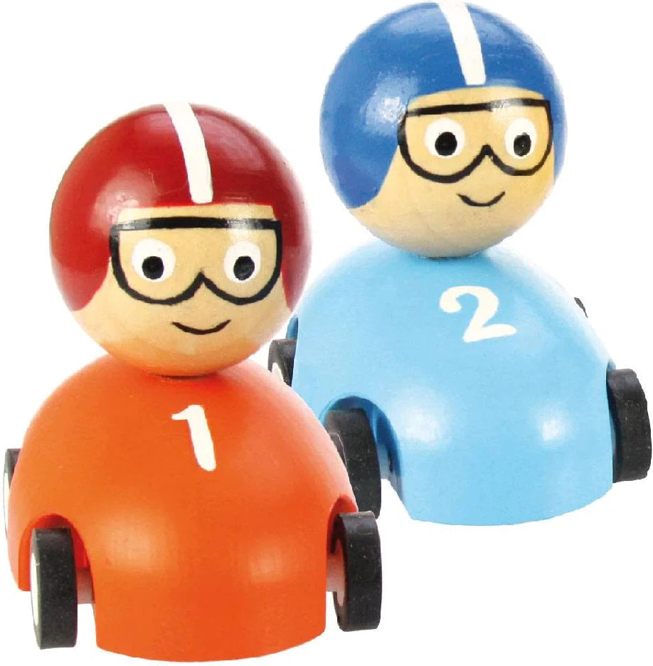 Pull Back Racing Car-Bigjigs Toys, Cars & Transport, Gifts for 5-7 Years Old, Imaginative Play, Pocket money, Stock, Strength & Co-Ordination-Learning SPACE