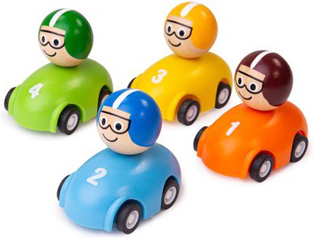 Pull Back Racing Car-Bigjigs Toys, Cars & Transport, Gifts for 5-7 Years Old, Imaginative Play, Pocket money, Stock, Strength & Co-Ordination-Learning SPACE