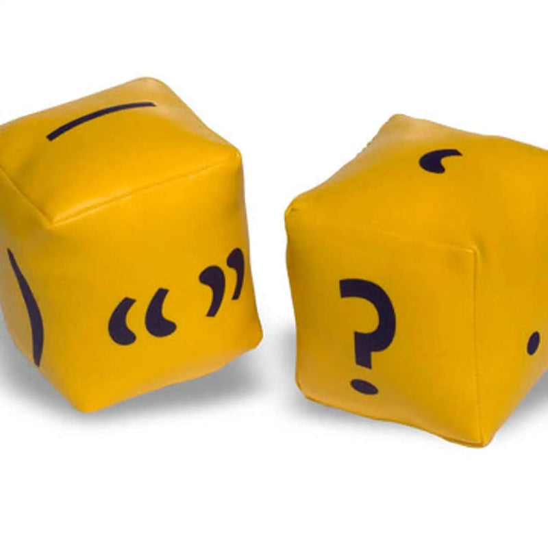 Punctuation Dice Set of 2, Learning SPACE