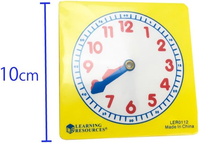 Pupil Clock Dials (Set of 10), Learning SPACE
