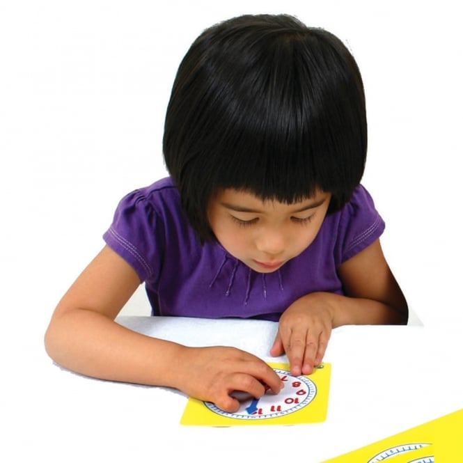 Pupil Clock Dials (Set of 10), Learning SPACE