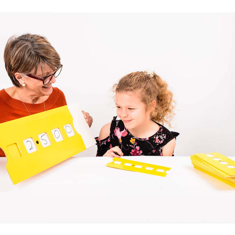 Pupils Decimal Sliding Lines (Pack Of 30) And Teacher Demo Version, Learning SPACE