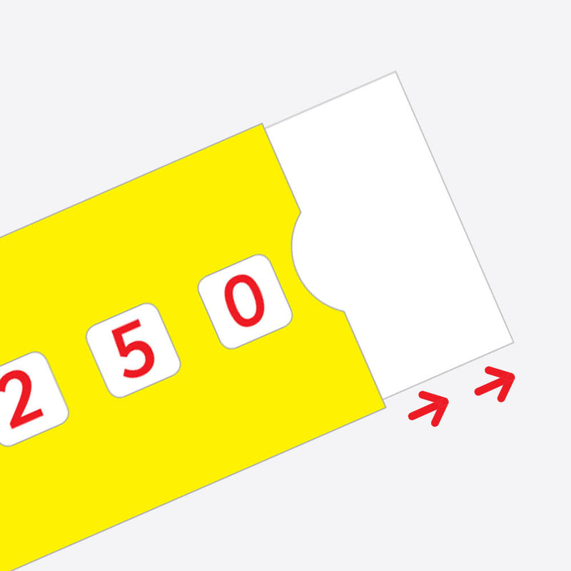 Pupils Decimal Sliding Lines (Pack Of 30) And Teacher Demo Version, Learning SPACE