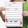 Pupils Dry Wipe Fraction, Decimal, Percentage, Pie Boards Pack of 30-Classroom Resources,Early Years Maths,Educational Classroom Materials,EDUK8,Maths,Primary Maths-Learning SPACE