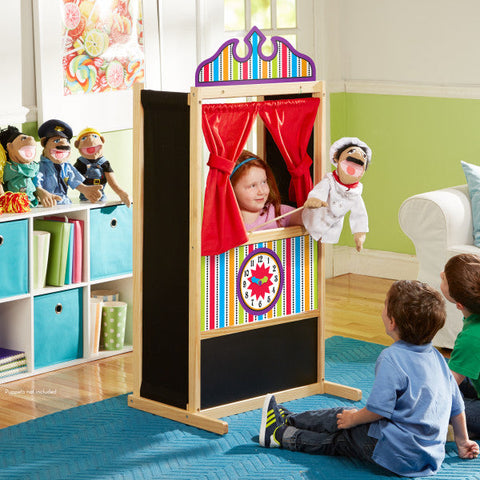 Puppet Time Theatre-communication, Communication Games & Aids, Gifts for 5-7 Years Old, Helps With, Imaginative Play, Neuro Diversity, Pretend play, Primary Literacy, Puppets & Theatres & Story Sets, Role Play, Stock-Learning SPACE