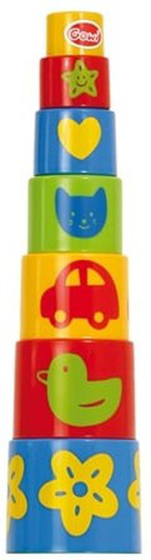 Pyramid Stacker - Coloured Stacking Blocks, Learning SPACE