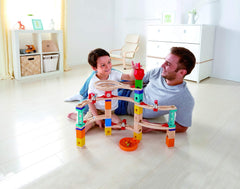 Quadrilla Castle Escape Set - Wooden Marble Run, Building Toys Learning SPACE
