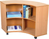 Quarter Round Unit Curve Out-Bookcases,Calmer Classrooms,Classroom Displays,Helps With,Reading Area,Storage,Wellbeing Furniture-Learning SPACE