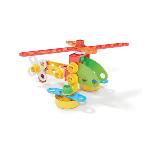 Quercetti Tecno Jumbo - Nuts and Bolts Builder Set-Engineering & Construction,Gifts For 3-5 Years Old,Quercetti,Sound. Peg & Inset Puzzles-Learning SPACE