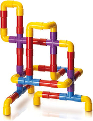 Quercetti Tube Building and Linking Toy-Building Blocks, Creative Thinking, Engineering & Construction, Fine Motor Skills, Quercetti, Spatial Awareness-Learning SPACE