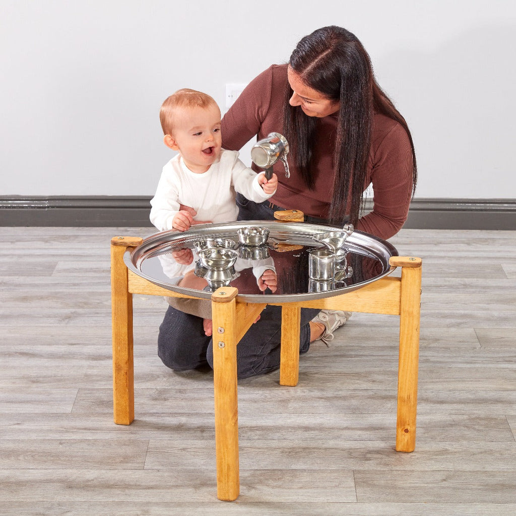 Quick Set Up Sensory Tray And Stand-Cosy Direct, Mirror, Sensory Seeking, Table, Trays, Visual Sensory Toys-36770-Learning SPACE