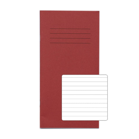 RHINO 8 x 4" Exercise Book – 8mm Lined | 32 Pages (Pack of 100)-Exercise Books-Red-VNB005-567-2-Learning SPACE