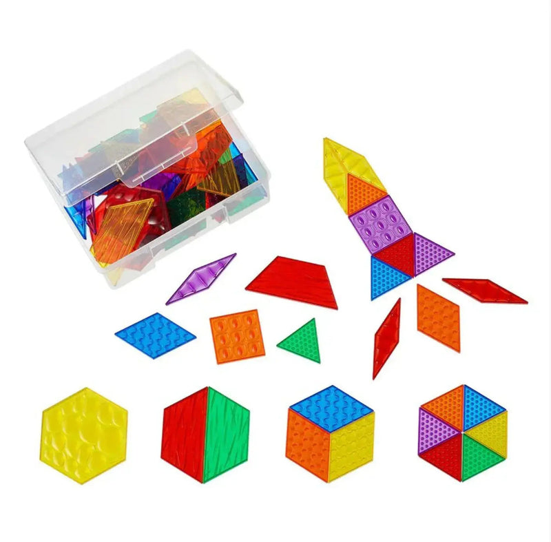 Translucent Sensory Tangram, Maths Toys Learning SPACE