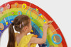 Rainbow Activity Wall Panels-Arts & Crafts-Additional Need,Dropship,Fine Motor Skills,Helps With,Maths,Nursery,Primary Maths,Rainbow Theme Sensory Room,SCOTEXCEL,Sensory Wall Panels & Accessories,Shape & Space & Measure,Strength & Co-Ordination,Viga Activity Wall Panel-Learning SPACE