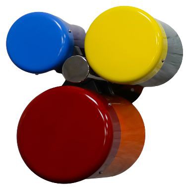 Rainbow Bongos - Sensory Garden Musical Instruments, Learning SPACE