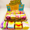 Rainbow Cheese Squishy Toy, Learning SPACE