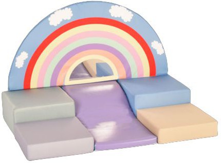 Rainbow Explorer Toddler Soft Play Set, Learning SPACE