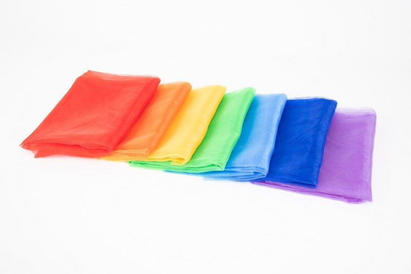 Rainbow Organza Pack 7 Colours, Learning SPACE