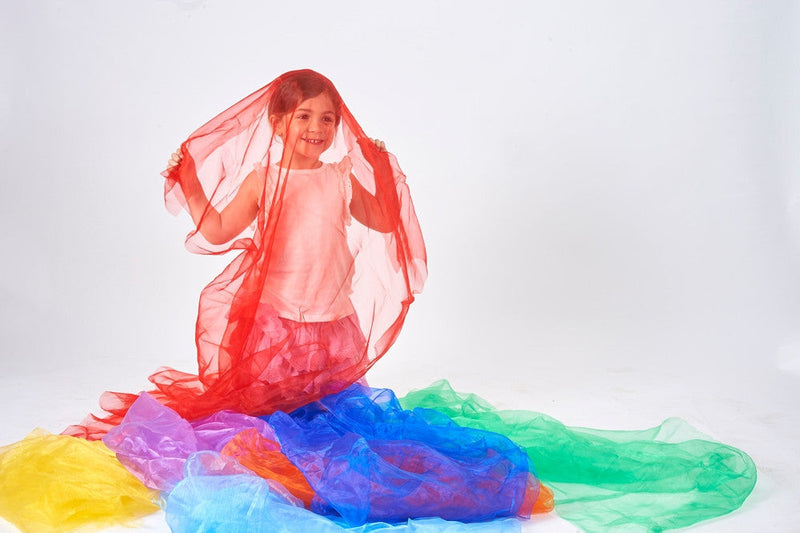 Rainbow Organza Pack 7 Colours, Learning SPACE