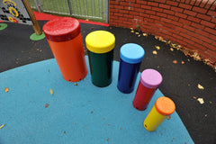 Rainbow Sambas - Sensory Garden Musical Instruments-Dropship,Drums,Matrix Group,Music,Outdoor Musical Instruments,Playground Equipment,Primary Music,Sensory Garden-Learning SPACE