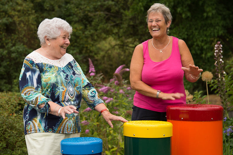 Rainbow Sambas - Sensory Garden Musical Instruments, Learning SPACE