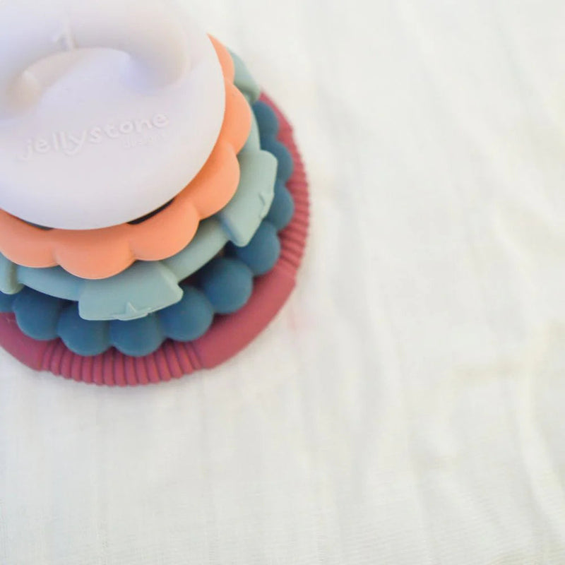 Rainbow Stacker & Teether - Earth, Learning SPACE