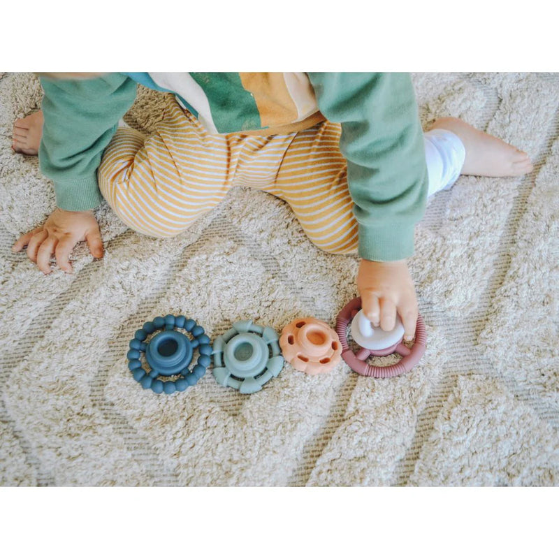 Rainbow Stacker & Teether - Earth, Learning SPACE