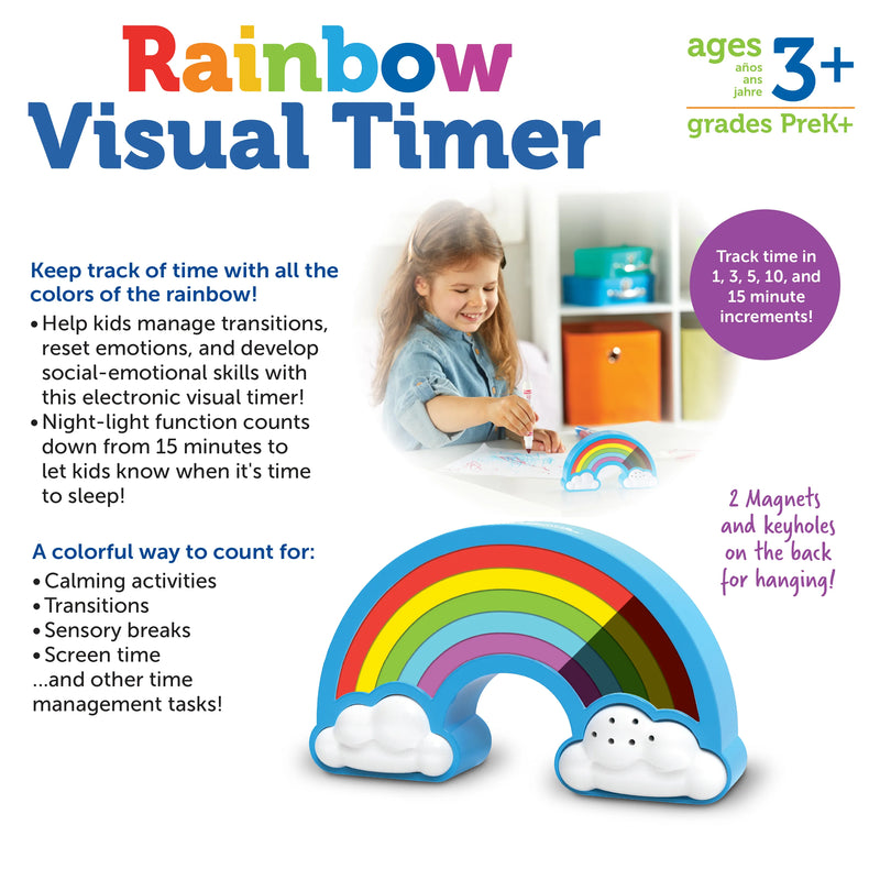 Rainbow Visual Timer, Learning SPACE