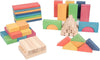 Rainbow Wooden Jumbo Block Set - Pk54-Baby Wooden Toys,Building Blocks,Engineering & Construction,Gifts For 6-12 Months Old,Maths,Nurture Room,Primary Maths,S.T.E.M,Shape & Space & Measure,Stacking Toys & Sorting Toys,Stock,TickiT-Learning SPACE