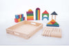 Rainbow Wooden Jumbo Block Set - Pk54-Baby Wooden Toys,Building Blocks,Engineering & Construction,Gifts For 6-12 Months Old,Maths,Nurture Room,Primary Maths,S.T.E.M,Shape & Space & Measure,Stacking Toys & Sorting Toys,Stock,TickiT-Learning SPACE