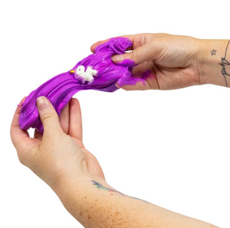 Rainbow and Unicorn Charm Putty - Brightly coloured Goo, Learning SPACE