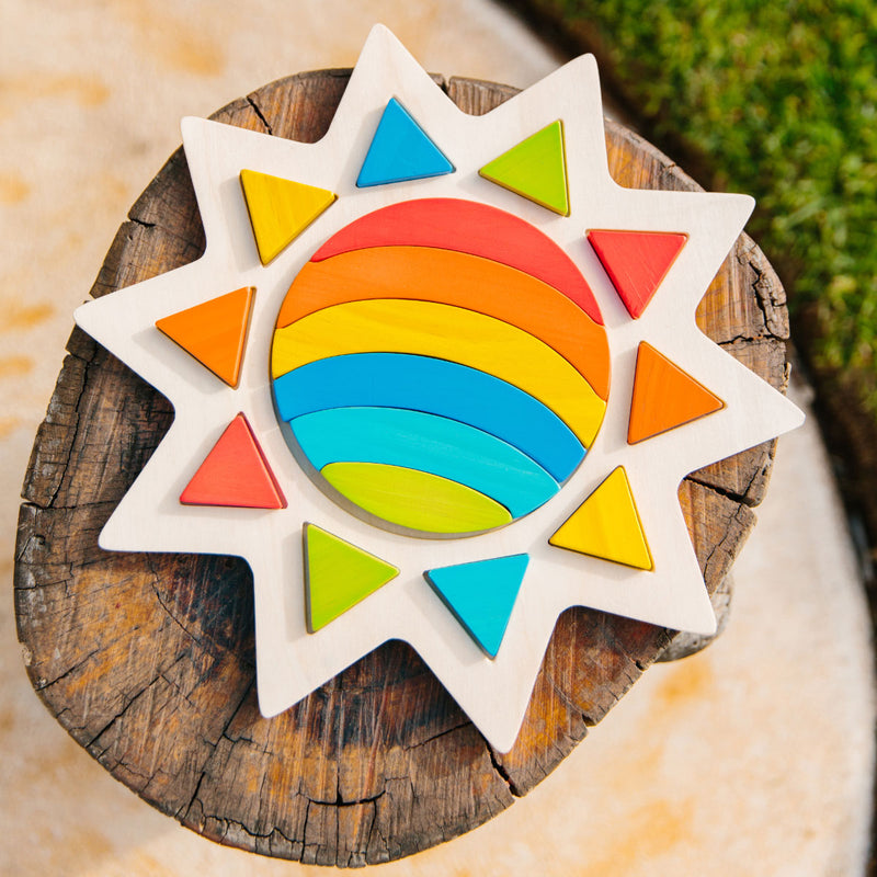 Rainbow in the Sun Puzzle, Puzzles Learning SPACE