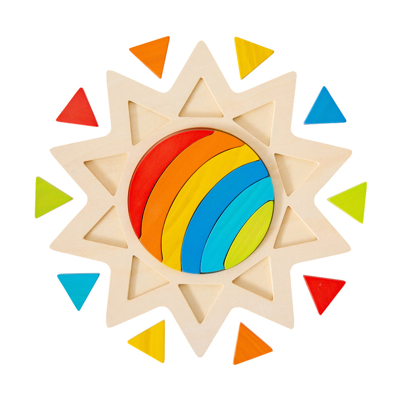 Rainbow in the Sun Puzzle, Puzzles Learning SPACE