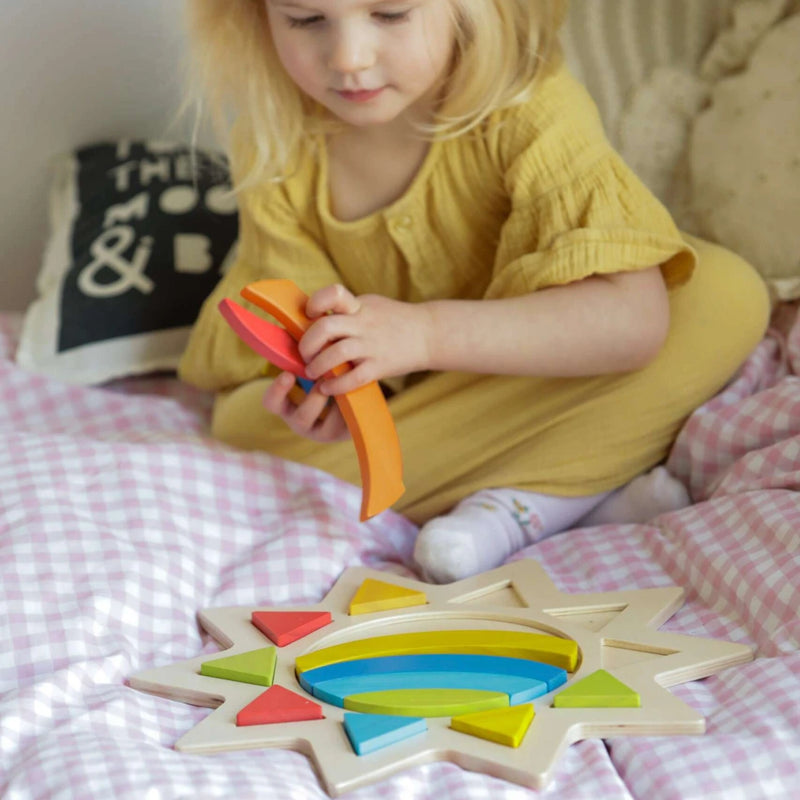 Rainbow in the Sun Puzzle, Puzzles Learning SPACE